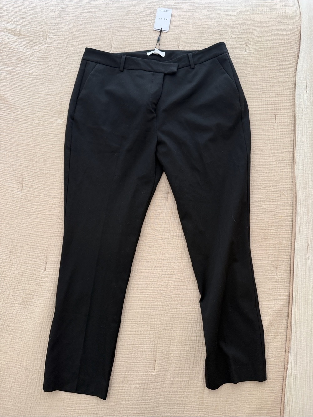 Reiss Black Women's Tailored Trousers